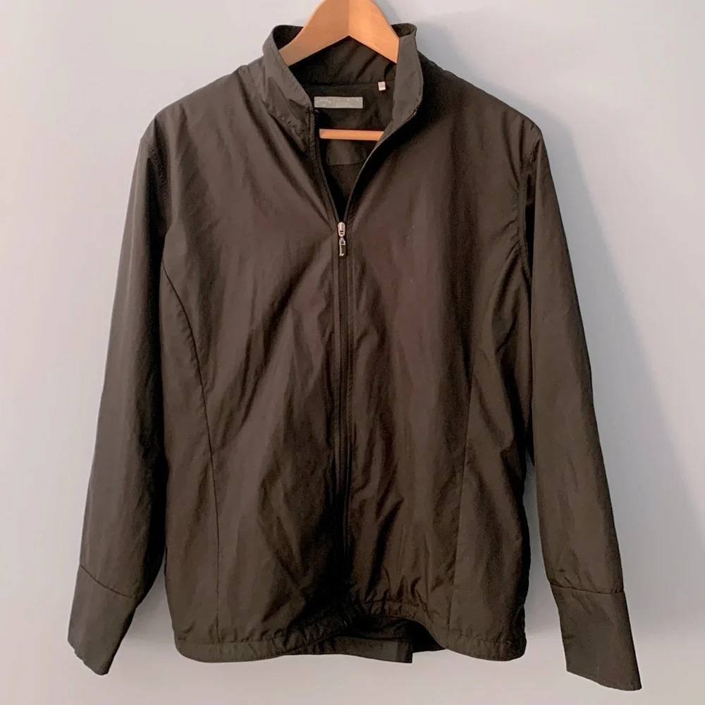 Callaway ladies full zip black windbreaker jacket size large - Picture 2 of 8